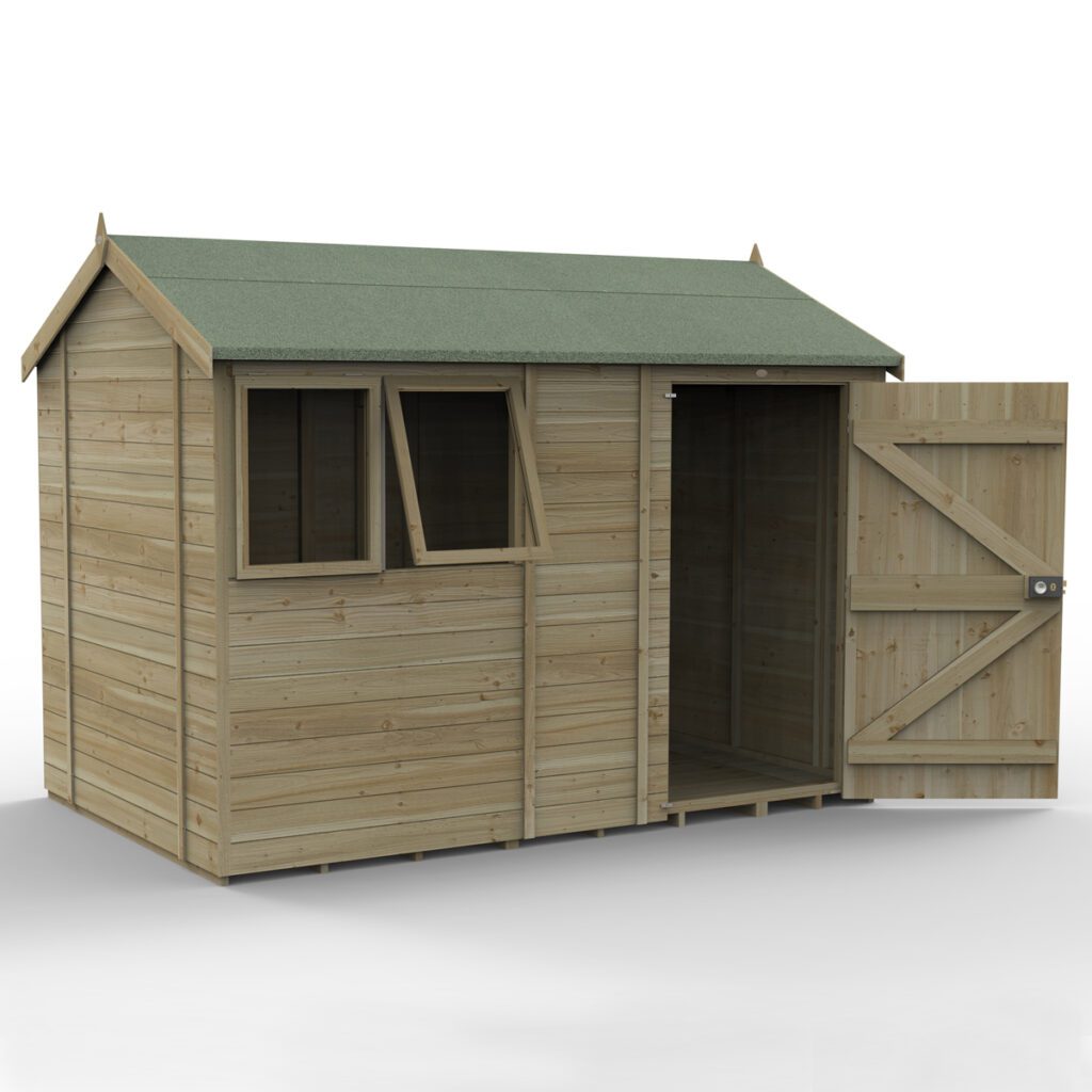 Timberdale 10×6 Reverse Apex Shed 5013053188972 2